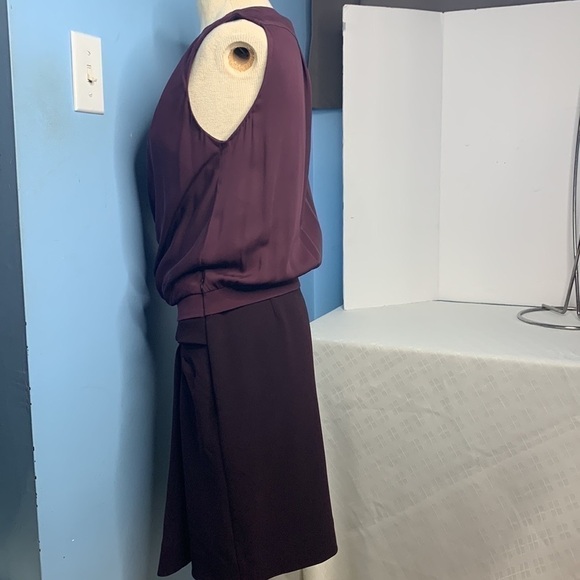 Diane Von Furstenberg Daren dress in Plum - Picture 4 of 10